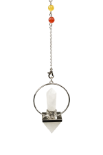 Kristal Kuvars Doğal Taş Pandül